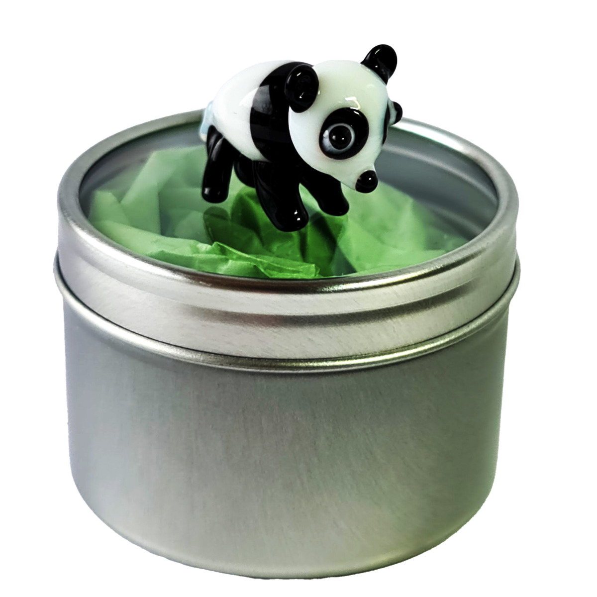 Discover the Charm of Miniature: The Mini Panda in a Tin