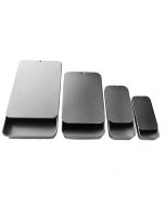 Set of 4 x Rectangular Tins with Slider Lid 10ml/20ml/40ml/50ml