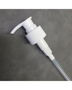 White Lotion Pump for 28mm Bottles CLEARANCE