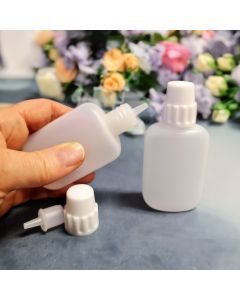 30ml Oval Plastic Dropper Bottle Translucent 